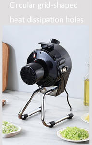 Cortadora de Verduras Eléctrica, Rebanadora Comercial de Verduras, Máquina para Cortar en Tiras Rectas o Oblicuas Cebollín, Patatas y Zanahorias - Product Image 5