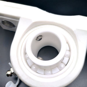 ที่อยู่อาศัยที่นั่งคงที่แบบแนวตั้งทำจากพลาสติก ZrO2แบริ่งทรงกลมด้านนอกเป็น UCP203 UCP204 UCP205 UCP206 UCP207 UCP209 UCP208 - Product Image 2