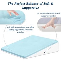 Nach der Operation Rückens ch merzen Linderung Bein Elevation Memory Foam Kissen Dreieck Neigung Bett Keil Seite Schlaf kissen für Rückens tütze