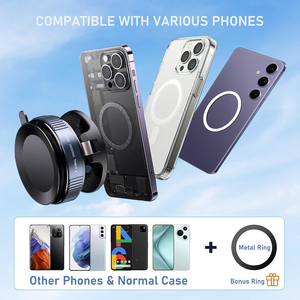 Chân không từ người giữ điện thoại, 360 ° có thể điều chỉnh từ xe núi, có thể gập lại hút di động cup điện thoại di động núi - Product Image 6