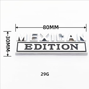 Hot Sale Factory Metall Namensschild Chrome Edition Metall Alphabet Buchstaben für Auto Embleme - Product Image 2