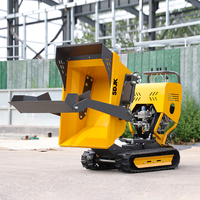 Kostenloser Versand Mini-Raupendumper CE EPA Landwirtschaftlicher Transport Geländegängiger Selbstladender Dumper Raupenkipper Mini-Dumper 500kg