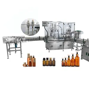 Small Liquid Automatic Perfume Bottle Filling Capping Machine Manufacturer Custom Filling Machine For Essential Oil