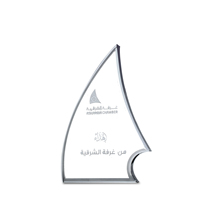 Vente en gros, concours personnalisé, trophée en cristal, Plaque vierge en verre pour Souvenir