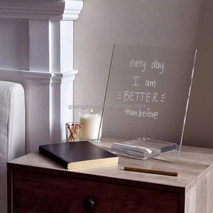 Comptoir Table acrylique calendrier quotidien <span class=keywords><strong>clair</strong></span> acrylique effaçable à sec calendrier pour les plans personnels - Product Image 3