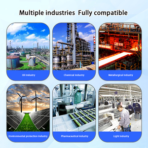 ヨーク YK-LZZ ガス流量計 可変面積式 水平 小型 ステンレス鋼 ロータメーター OEM +/-1% 精度 フランジ - Product Image 5