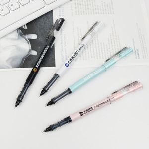 Bolígrafo de Gel BKS LY7305 con Código QR y Logotipo Personalizado, Precio al por Mayor Económico, 0.5 mm, Regalo Promocional, Plástico Esmerilado Negro, Bolígrafos Promocionales Modernos - Product Image 3