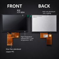 Module LCD BOE 5,1 pouces avec interface caméra MIPI CSI, type IPS, résolution 1024x600, luminosité 1000, fonctionnement à -20°C~70°C