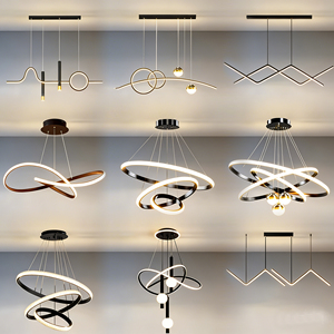 Plafoniera <span class=keywords><strong>LED</strong></span> Rotonda Stile Nordico Semplice e Creativa Oro per Camera da Letto, Balcone, Corridoio e Soggiorno - Product Image 5