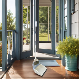 Оптовая продажа, съемный портативный совок для уборки дома с длинной ручкой и пластиковыми предметами для метлы, пластиковая палка, 1000 шт. PP + PET - Product Image 6