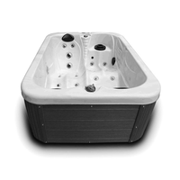 Nouveau Style Extérieur 2 Salons Autoportant Whirlpool Massage Bain À Remous Spa Offre Spéciale Baignoire Pour Villa