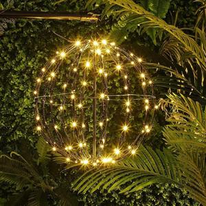 New Arrival LED Pendent Copper Wire <strong>Lantern</strong> Ball Globe Light for Outdoor <strong>Christmas</strong> Tree <strong>Hanging</strong> Lamp Holiday Decoration - Product Image 3