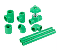Raccords de tuyauterie PPR d'usine, accessoires de connexion de tuyauterie PPR, taille DN 20 mm 25 mm 32 mm