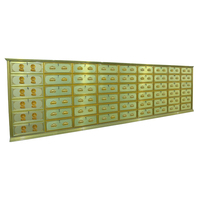Armoire de niche double en aluminium étanche, ignifuge, style américain, pour urnes funéraires et cendres, destinée aux maisons funéraires