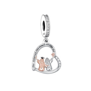 Fit Original Pan Charms Bracelet 925 Sterling Silver Tree Teacher Book Apple Bead For Women Jewelry Making - Product Image 2