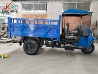 Tricycle diesel à moteur, camion de transport à trois roues robuste pour l'agriculture, la construction, l'exploitation minière, capacité de charge élevée