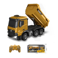 Camión Volquete Teledirigido 630A 2.4G, Vehículo de Transporte a Control Remoto, Coche de Ingeniería de Simulación de Gran Venta