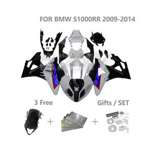 Carénages de moto personnalisés pour BMW S1000RR HP4 2009-2014 2010 2011 2012, kit de carénage complet, kit carrosserie ABS injecté B1012-107a - Product Image 1
