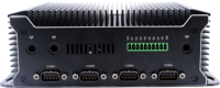 PC industriel fanless Alder Lake I5-1235U Yantronic avec 16 Go de RAM, 128 Go de stockage, double HD, 2 ports LAN, 6 ports COM RS232/485, 8 ports USB, 9-36V pour l'automatisation
