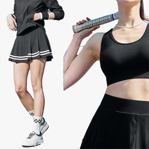 Nuevo conjunto deportivo para mujer de primavera y verano, ligero, a la moda, para correr al aire libre, yoga, fitness, bádminton, tenis. - Product Image 6