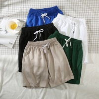 Pantalones cortos de moda callejera para hombre, pantalones deportivos de playa de tres cuartos, pantalones casuales para jóvenes
