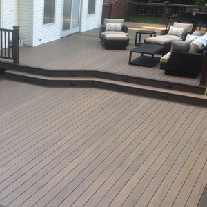 <span class=keywords><strong>Piscina</strong></span> de bambú y madera, suelo entrelazado, cubierta de plástico para exteriores - Product Image 2