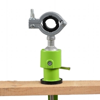 Support de perceuse électrique pivotant à 360 degrés avec pince de serrage pour banc, support universel pour meuleuse, idéal pour le bricolage et la fabrication de bijoux