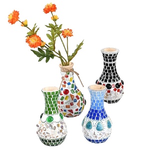 แจกันไม้โมเสคสำหรับวันแม่ ของตกแต่งทำมือ DIY - Product Image 1