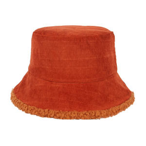 Chapeau bob personnalisé en laine d'agneau, chapeau de pêcheur, automne hiver, épaissi, chaud, chapeau de protection contre le froid, grande circonférence de tête, extérieur - Product Image 3