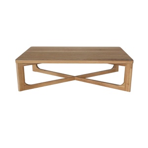 Table à manger rectangulaire en bois de style nordique pour restaurant familial, table basse - Product Image 2