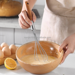 Presse-ail en bois Manjia, ouvre-boîte, ustensiles de <span class=keywords><strong>cuisine</strong></span> en acier inoxydable, ensemble d'accessoires de <span class=keywords><strong>cuisine</strong></span> - Product Image 3