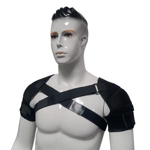 Correcteur d'épaule respirant réglable en néoprène avec double compression et logo personnalisé - Product Image 4