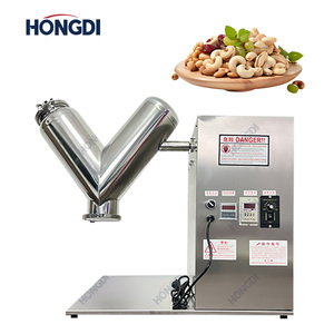 Mélangeur en V automatique en acier inoxydable de qualité alimentaire pour le mélange de poudres d'épices et d'additifs - Product Image 1