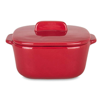 Petites boîtes de conserve d'assaisonnement rondes blanches Ramequin en céramique pour la cuisson Mini cocotte avec couvercle Soufflé en grès avec couvercle Soucoupe