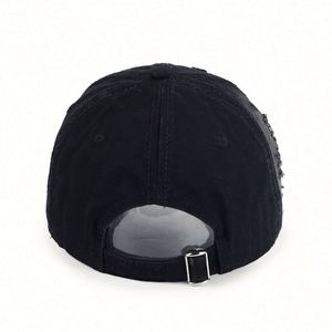 Factory OEM Personalized Unstructured Washed 100% Cotton <b>Plain</b> Distressed Dad Hats Embroidery Baseball <b>Caps</b> - Product Image 6
