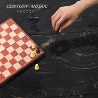 Carrelage en quartzite naturel noir Midas Gold poli de luxe Centurymosaic pour la décoration intérieure haut de gamme, mur et sol de cuisine