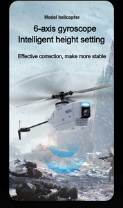 Helicóptero de Juguete <span class=keywords><strong>Ultraligero</strong></span> C127 con Control de Velocidad, Retorno con una Sola Tecla, para Actividades al Aire Libre, para Niños, con Cámara - Product Image 4