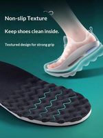Semelles orthopédiques respirantes en EVA haute performance pour le badminton, en fibre de carbone – légères, antidérapantes, absorbant les chocs, avec soutien de la voûte plantaire