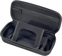 EVA Wasserdichte Hartschalen-Reisetasche mit Nylon- und Samtfutter für PlayStation Portal Konsole und Zubehör, Tragbar, Grau