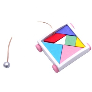 Casa de Muñecas de Diseño Innovador, Bloques de Madera en Miniatura, Rompecabezas Cuadrado Pequeño, Coche en Miniatura, Juguetes de Rompecabezas, Mini Juguete 3D, Regalos para Niños, Juguetería - Product Image 1