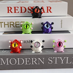 Nuovo Modello di Bestia a Cinque Occhi Stampata in 3D, Giocattolo Mostro Occhi Grandi Ksulu, Simulazione Oculare, Regalo per Bambini, Ornamento - Product Image 4