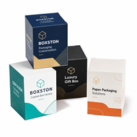 Boîte en carton écologique personnalisée avec logo imprimé recto-verso, petite boîte, emballage de parfum, boîtes pour cosmétiques
