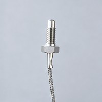 Sonde thermocouple de type K à vis M6, câble tressé métallique de 4 mètres, transducteur de mesure de température industriel