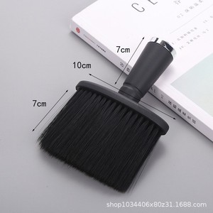 Cepillo para el cabello con cerdas suaves, cepillo para el cuello para peluquería, color negro - Product Image 2