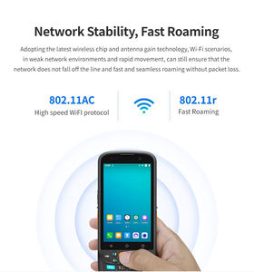 MC-405 PDA แบบทนทาน, หน้าจอสัมผัส 4 นิ้ว WVGA, MTK6765 Octa-core 2.3GHz, Android 11, เครื่องสแกน HS-7 1MP, 4G, IP67, แบตเตอรี่ 5000mAh - Product Image 6