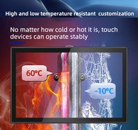 Écran tactile industriel à cadre ouvert IP65 de 7 à 32 pouces, tablette robuste, mini PC, ordinateur d'automatisation pour distributeur automatique
