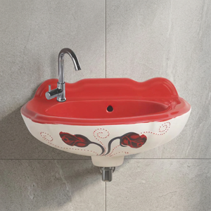 White round wash basin bathroom <b>corner</b> sinks modern aluminium wash basin Twyford - Product Image 6