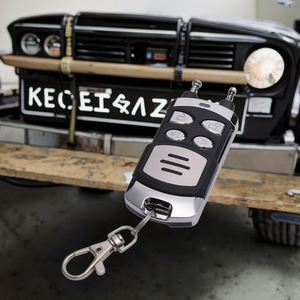 4 nút phổ RF điều khiển từ xa chuyển đổi kim loại và nhựa 315/433 Mhz cố định mã cho cửa nhà để xe từ xa - Product Image 3