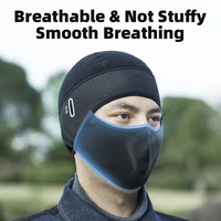 Gorro de Ciclismo para Hombre y Mujer, Gorro de Esquí con 1 Orificio, Gorro para Motocicleta