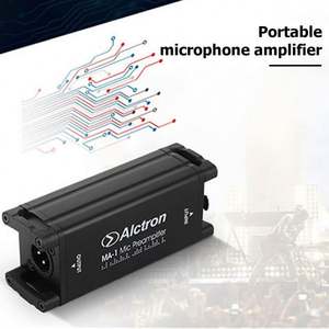 <span class=keywords><strong>Alctron</strong></span> Ma บัฟเฟอร์กันตกแบบพกพา, เครื่องขยายเสียงไมโครโฟนบูสเตอร์อลูมิเนียมพรีแอมป์ - Product Image 3